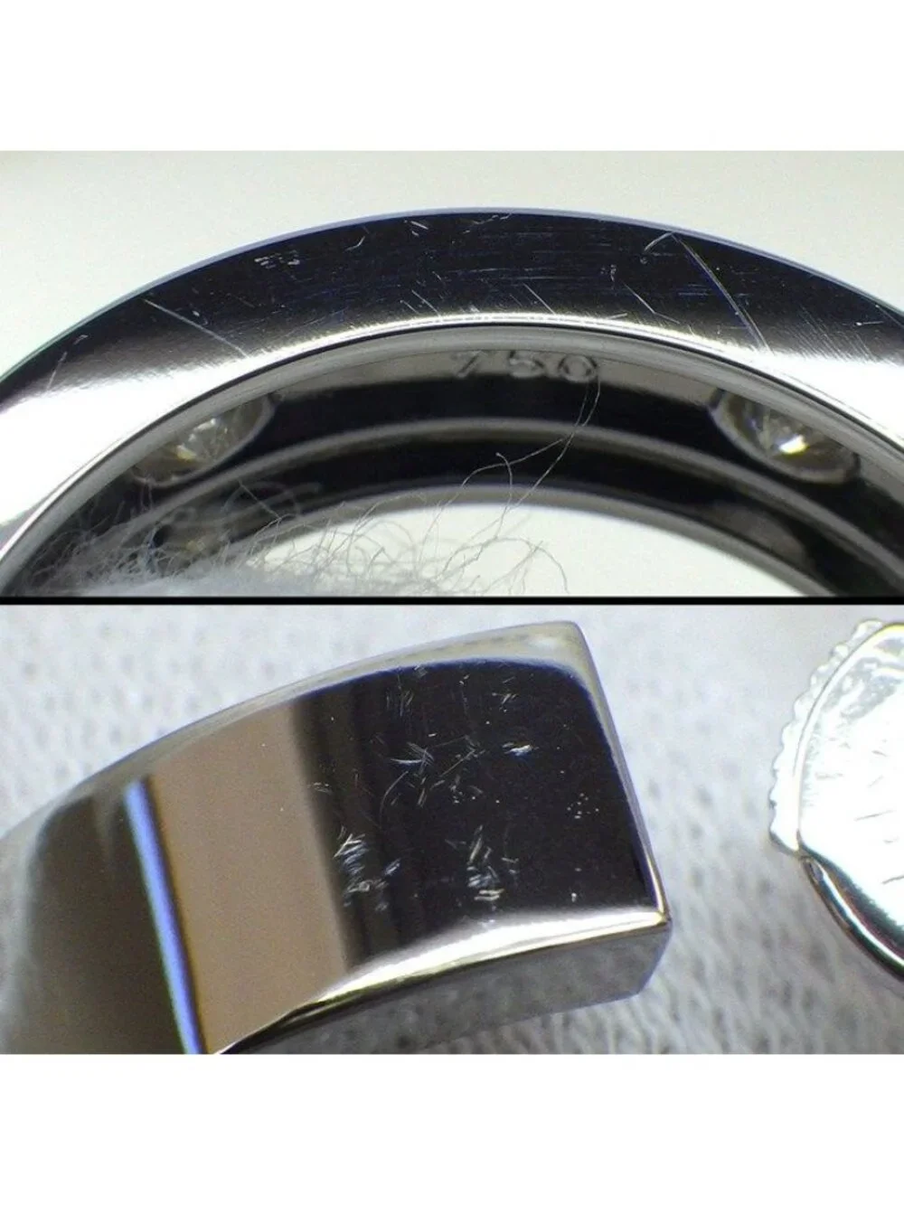 Cartier Earrings Love Hoop Diamond 18k White Gold